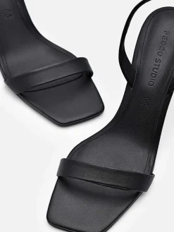 Pedro Studio Mel Leather Heel Sandals