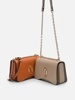Pedro Studio Rift Leather Shoulder Bag