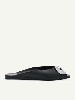 Peep Toe Slip Ons