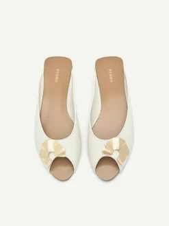 Peep Toe Slip Ons