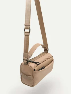 Plush Nylon Sling Bag