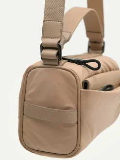 Plush Nylon Sling Bag