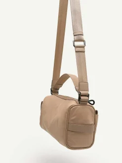 Plush Nylon Sling Bag