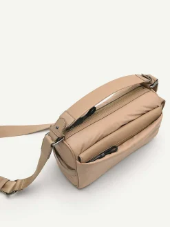 Plush Nylon Sling Bag