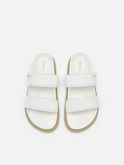 Repedro Recycled Leather Slide Sandals