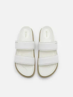 Repedro Recycled Leather Slide Sandals
