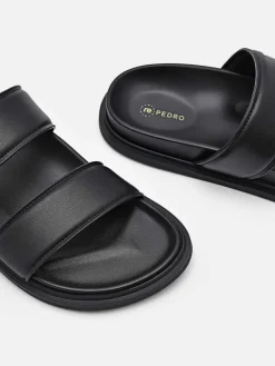 Repedro Recycled Leather Slide Sandals
