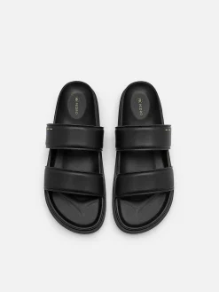 Repedro Recycled Leather Slide Sandals