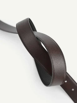 Reversible Leather Pin Belt