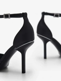 Serena Leather Heel Pumps