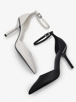 Serena Leather Heel Pumps