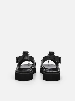 Slingback Cross Strap Sandals