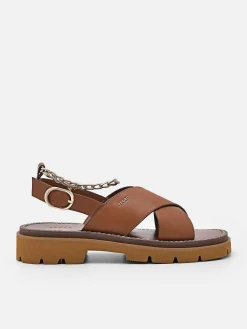Slingback Cross Strap Sandals