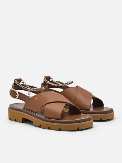 Slingback Cross Strap Sandals