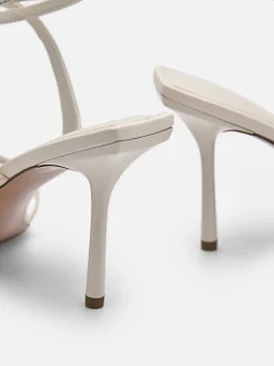 Sofia Leather Heel Sandals
