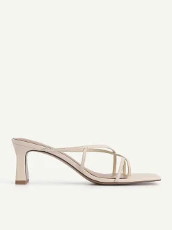 Strappy Toe Loop Heel Sandals