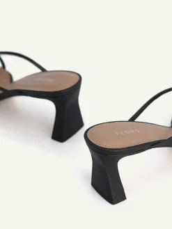 Strappy Toe Loop Heel Sandals