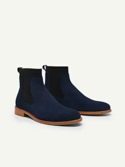 Suede Leather Chelsea Boots