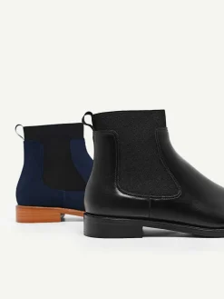 Suede Leather Chelsea Boots