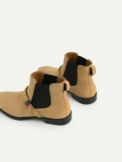 Suede Strapped Boots