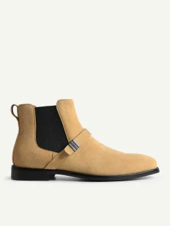 Suede Strapped Boots