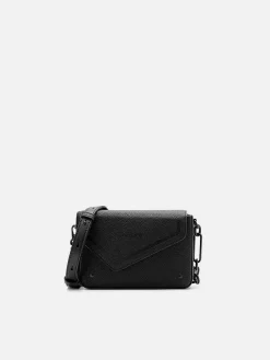 Taper Leather Boxy Sling Bag