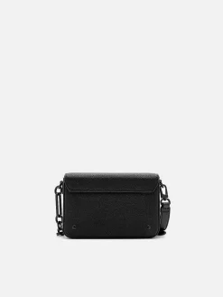 Taper Leather Boxy Sling Bag