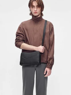 Taper Leather Sling Bag