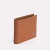 Textured Leather Bi-Fold Wallet With Insert