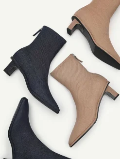 Vanessa Denim Ankle Boots