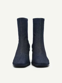 Vanessa Denim Ankle Boots