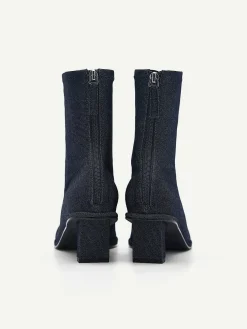 Vanessa Denim Ankle Boots