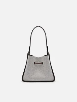 Yasmin Linen Bucket Bag